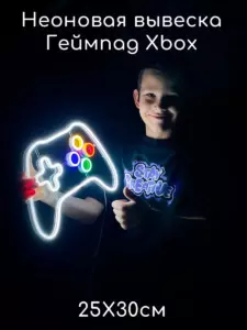 Неоновая вывеска Геймпад Xbox