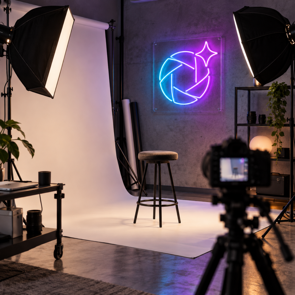 Неоновая вывеска для фотостудии и контент-зоны: как сделать кадр, который хочется снять